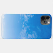 Blauw En Wit Elegante Case-Mate Barely There Appl iPhone Case (Achterkant (horizontaal))