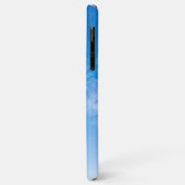 Blauw En Wit Elegante Case-Mate Barely There Appl iPhone Case (Achterkant/links)