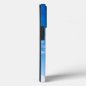 Blauw en wit elegante Case-Mate stevige Apple iPho iPhone Case (Achterkant / Rechts)