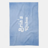 Blauw en Wit Fancy Theedoek (Verticaal)