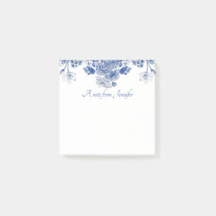 Blauw en wit flesje China Patroon Post-it® Notes