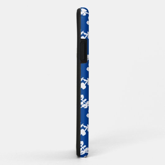 Blauw en wit flesje herstellend patroon Case-Mate iPhone case (Achterkant/rechts)