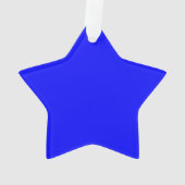 Blauw en Wit Florida Ornament (achterkant)