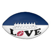 Blauw en Wit Football met Liefde (Voorkant)
