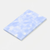 Blauw en wit gebotteld post-it® notes (Schuin)