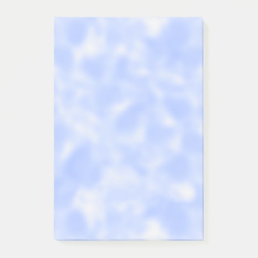 Blauw en wit gebotteld post-it® notes (Voorkant)