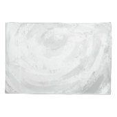 Blauw en wit Gecontroleerd Buffalo-spel Kussensloop (Achterkant)