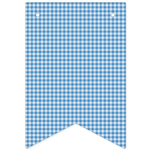 Blauw en wit Gecontroleerde Pset. Vlaggetjes (Tweede vlag)