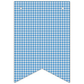 Blauw en wit Gecontroleerde Pset. Vlaggetjes (Eerste vlag)