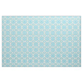Blauw en wit geometrisch patroon stof (Yard (91,4 cm))
