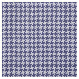 Blauw en wit Geometrisch Patroon voor de Houndstoo Stof