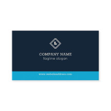 Blauw en wit geometrisch