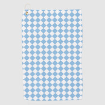 Blauw en wit geruit diamantpatroon
