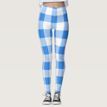 Blauw en wit geruit katoenruitpatroon