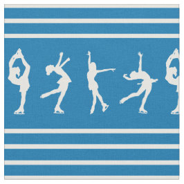 Blauw en wit gestreept tekenvel stof