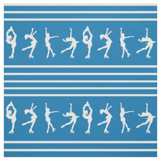 Blauw en wit gestreept tekenvel stof (Swatch)