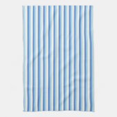 Blauw en wit gestreept theedoek (Verticaal)
