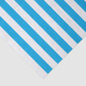Blauw en wit gestreept tissuepapier (Detail)