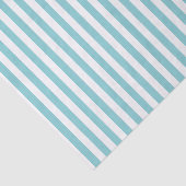 Blauw en wit gestreept weefsel tissuepapier (Detail)