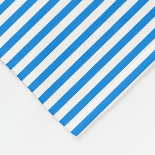 Blauw en wit gestreepte deken (Hoek)