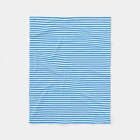 Blauw en wit gestreepte deken (Voorkant)