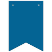 Blauw en wit Happy Birthday Vlaggetjes (Eerste vlag)