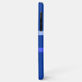 Blauw en Wit Hebreeuwse Chai Ster van David Case-Mate iPhone Case (Achterkant/links)