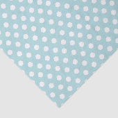 Blauw en wit Honeycomb Patroon Tissuepapier (Detail)