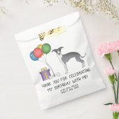 Blauw en wit Italiaans kruidhond Bedankzakje (Gezegeld)