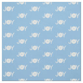 Blauw en wit kersttrilpatroon stof (Swatch)