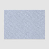 Blauw en wit klassiek Grieks sleutelpatroon Tissuepapier (Voorkant)