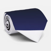 Blauw en wit Klassiek Stropdas (Opgerold)