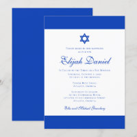 Blauw en wit | Kleuren van Israel Bar Mitzvah