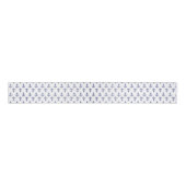 Blauw en wit legerpatroon van anker grosgrain lint (Voorkant)