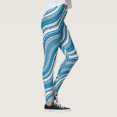 Blauw en wit, leggings (Rechts)