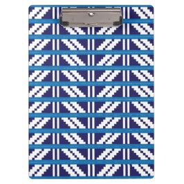 Blauw en wit Lets Letse etnische volkskunst Klembord