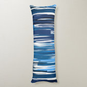 Blauw en wit lichaamskussen (Achterkant (Verticaal))