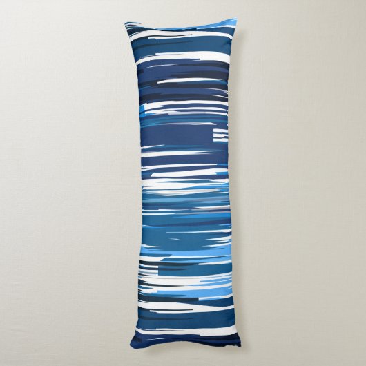 Blauw en wit lichaamskussen (Achterkant (Verticaal))