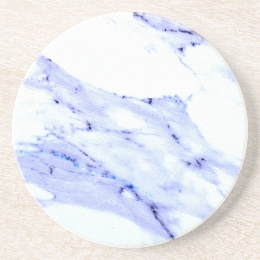 Blauw en wit marmer zandsteen onderzetter (Voorkant)