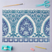 Blauw en wit marokkaans stijl motief tissuepapier (Craft)