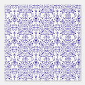  blauw en wit mediterraan behang (Voorkant)