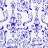  blauw en wit mediterraan behang (Zoom)