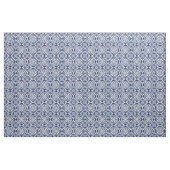 Blauw en Wit Mexicaanse Tegel Patroon Stof (Fat Quarter)