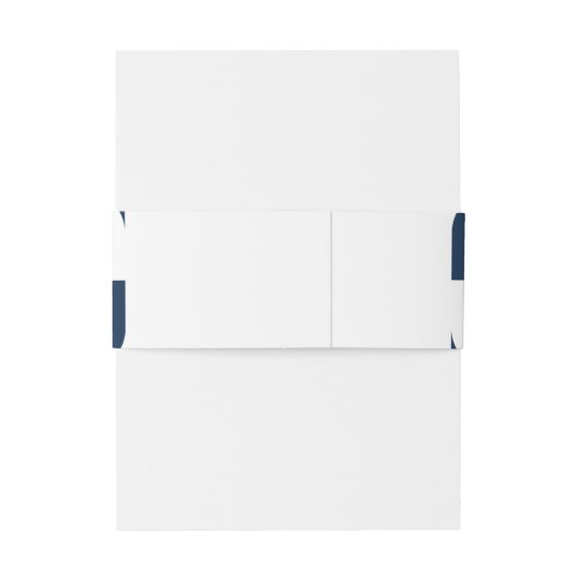 Blauw en wit midden van de eeuw modern uitnodigingen wikkel (Achterkant Voorbeeld)