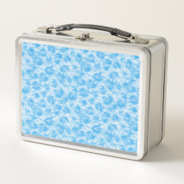 Blauw en wit nepbont effect