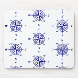 Blauw en wit Nieuw-Zeeland Muismat