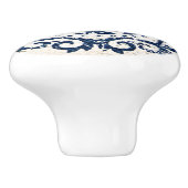 Blauw en Wit Ontwerp Ceramische Knob Keramische Knop (Zijkant)