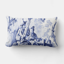 Blauw en Wit Oosters Chinoiserie Kussen