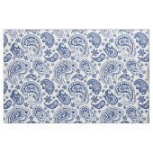 Blauw en wit  Paisley Pattern Stof (Yard (91,4 cm))