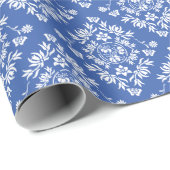 Blauw en wit papier voor het ompakken van perkamen (Rol Hoek)